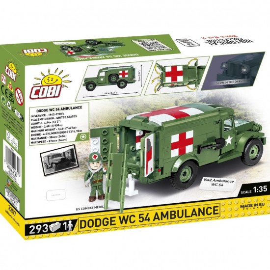 Cobi Historical Collection 1942 Ambulance WC 54(COBI-2257)