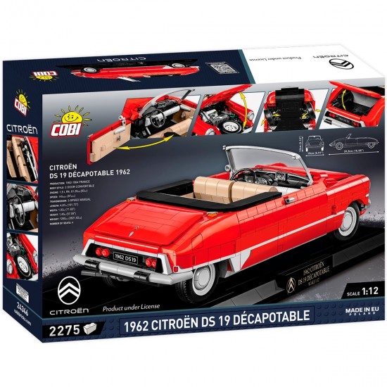 Cobi Citroen DS 19 Décapotable 1962 Executive Edition(COBI-24346) Cobi Citroen DS 19 Décapotable 1962 Executive Edition(COBI-24346)