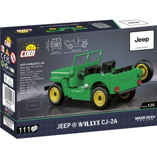 Cobi Jeep Willys CJ-2A(COBI-24517)