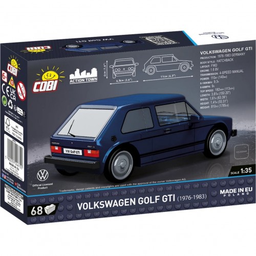 Cobi Volkswagen Golf GTI (1976-1983) 1:35(COBI-24615)