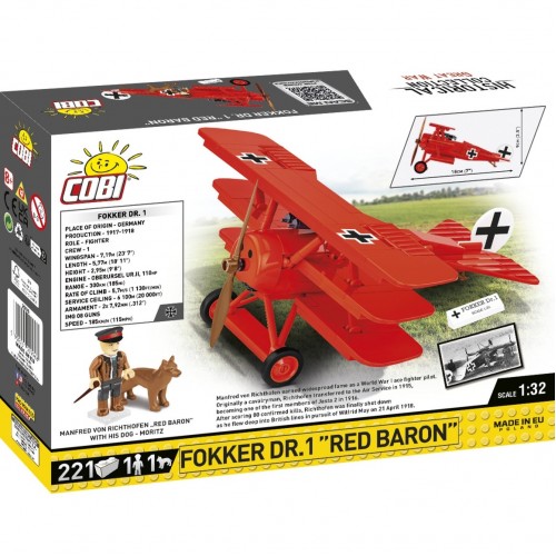 Cobi Fokker Dr.1 Red Baron(COBI-2996)