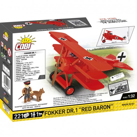 Cobi Fokker Dr.1 Red Baron(COBI-2996)