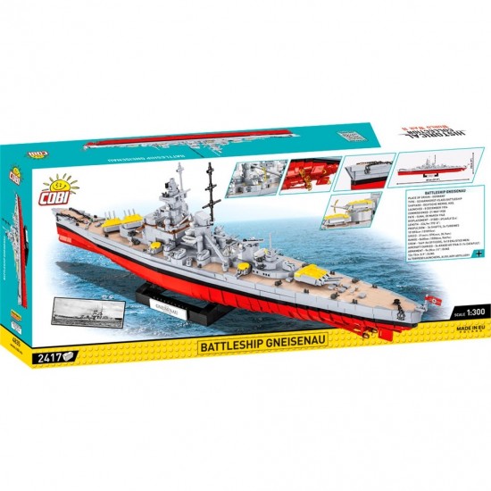 Cobi Battleship Gneisenau(COBI-4835) Cobi Battleship Gneisenau(COBI-4835)