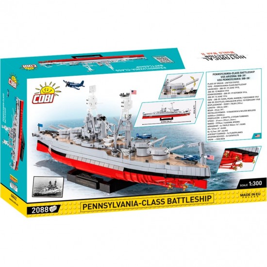 Cobi Pennsylvania Class Battleship (2in1) Executive Edition(COBI-4842) Cobi Pennsylvania Class Battleship (2in1) Executive Edition(COBI-4842)