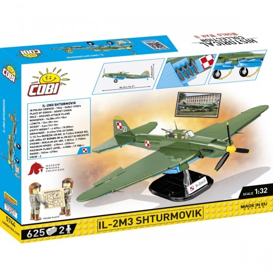 Cobi Historical Collection Wwii Il-2m3 Shturmovic(COBI-5744)
