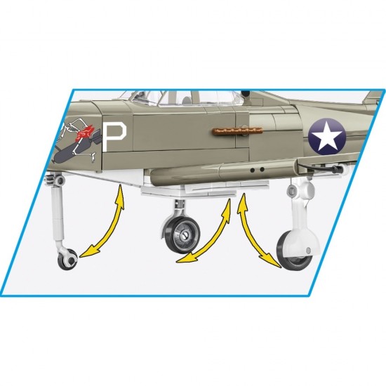 Cobi Bell P-39D Airacobra Fighter γκρι(COBI-5746)