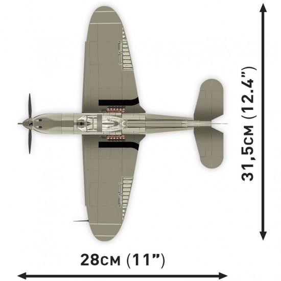 Cobi Bell P-39D Airacobra Fighter γκρι(COBI-5746)