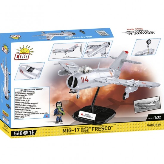 Cobi MiG-17 NATO Code Fresco(COBI-5823)
