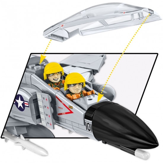 Cobi F-4 Phantom II - USS Midway(COBI-5897)