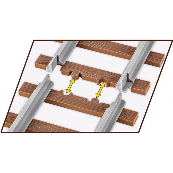 Cobi DR BR 52 Steam Locomotive Railway Semaphore(COBI-6287)