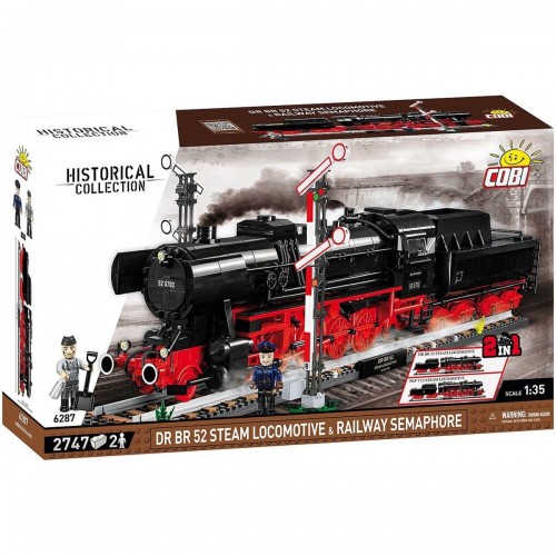 Cobi DR BR 52 Steam Locomotive Railway Semaphore(COBI-6287)