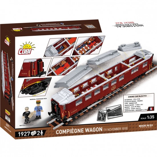 Cobi Compiègne Wagon (11 November 1918)(COBI-6291)