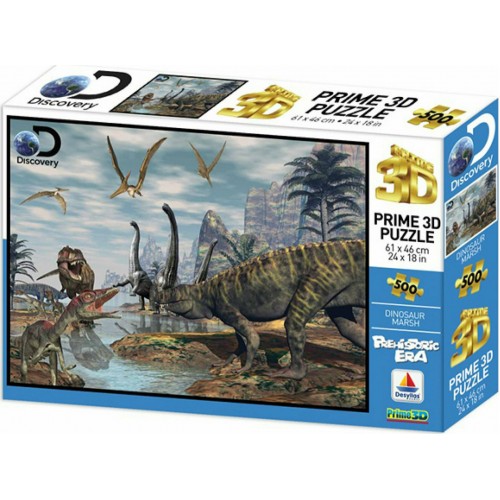 Puzzle Δεινόσαυροι σε Λίμνη 3D (10087)