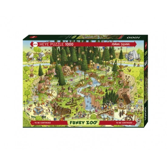 Puzzle Marino Degano Funky zoo Δάσος (29638)