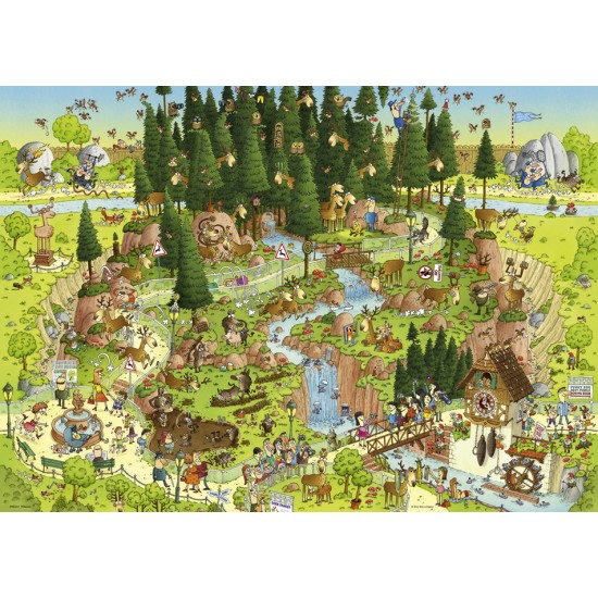 Puzzle Marino Degano Funky zoo Δάσος (29638)