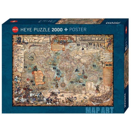 Puzzle WORLD ΠΕΙΡΑΤΙΚΟΣ ΧΑΡΤΗΣ (29847)