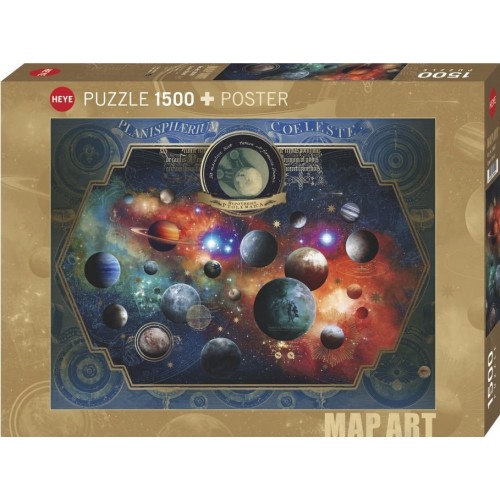 Puzzle MAP ART SPACE WORLD (30001) Puzzle MAP ART SPACE WORLD (30001)
