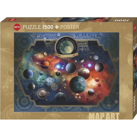 Puzzle MAP ART SPACE WORLD (30001) Puzzle MAP ART SPACE WORLD (30001)