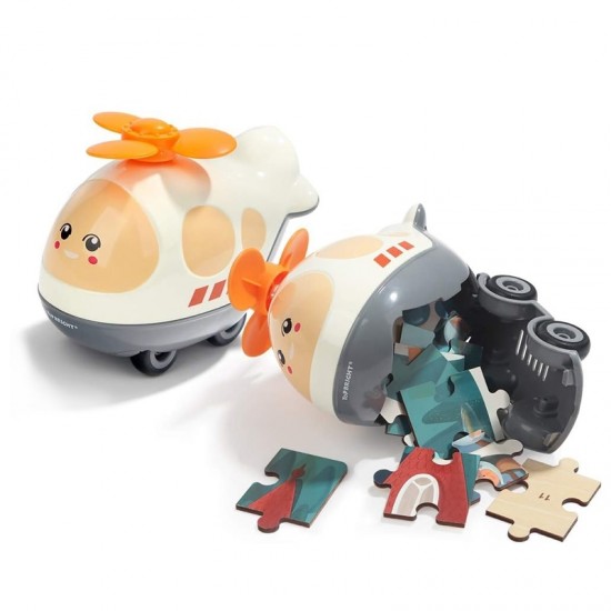 TOP BRIGHT Wooden Puzzles in Helicopter (460004)