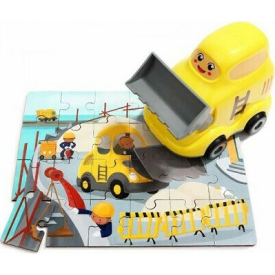 TOP BRIGHT Wooden Puzzles in Bulldozer (460005)