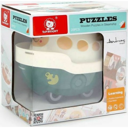 TOP BRIGHT Wooden Puzzles in Steamship (460037)