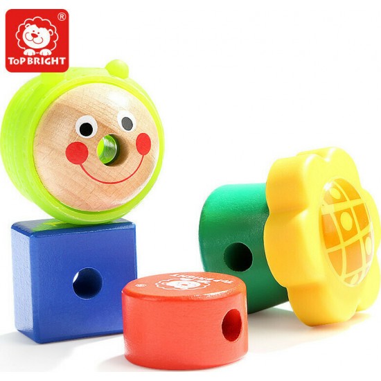 TOP BRIGHT Caterpillar Lacing Blocks (460064)