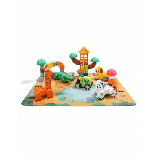 TOP BRIGHT Forest Animal Building Blocks (460069)