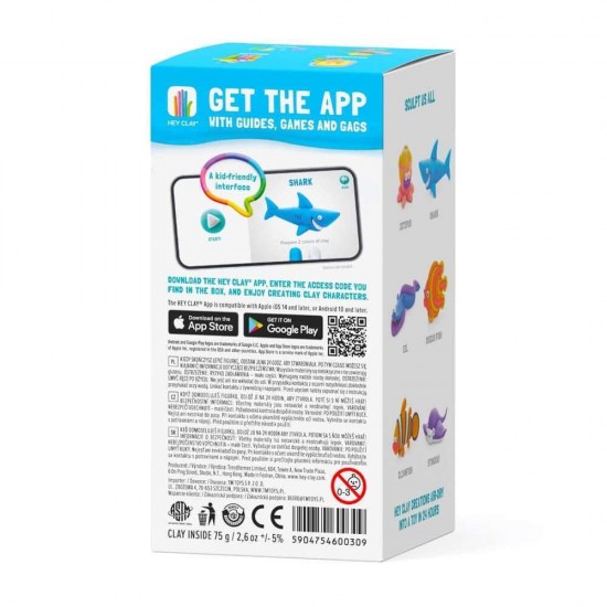 HEY CLAY Claymates Shark (50123)