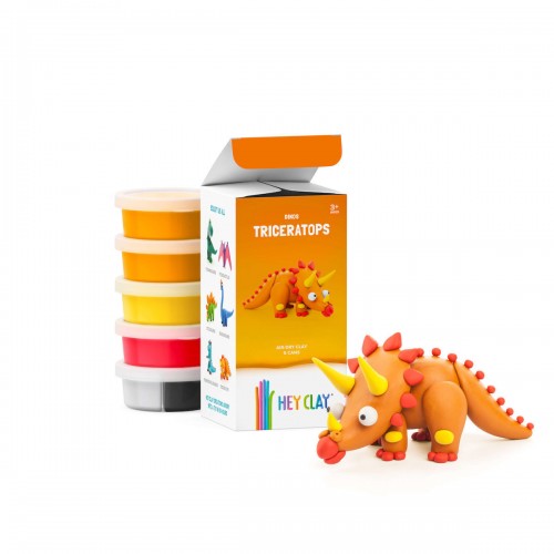 HEY CLAY Claymates Triceraptors  (50137)
