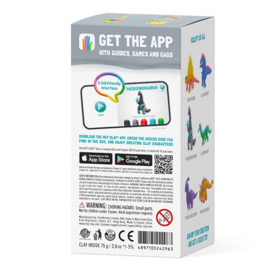 HEY CLAY Claymates Therizinosaurus (50146)