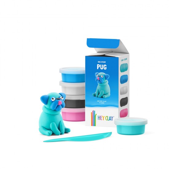 HEY CLAY CLAYMATES PUG (50189)