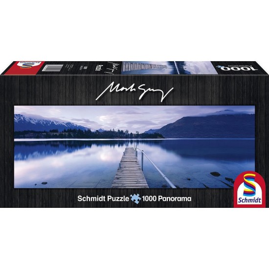 Puzzle Gray Pano Lake Wakatipu, Ν. Ζηλανδία (59291)