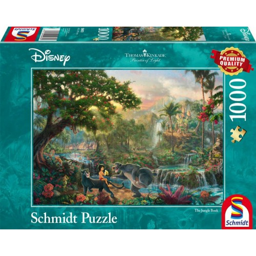 Puzzle Kinkade Disney  To βιβλίο της ζούγκλας(59473)