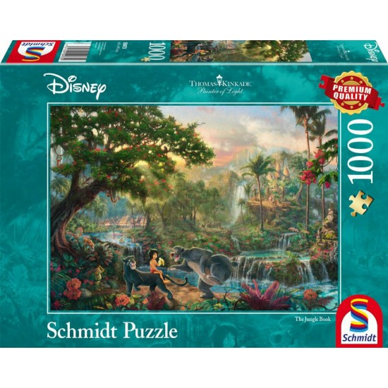 Puzzle Kinkade Disney  To βιβλίο της ζούγκλας(59473)