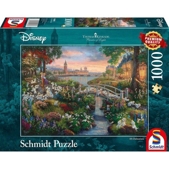 Puzzle  Kinkade Disney  Τα 101 σκυλιά της Δαλματίας (59489)