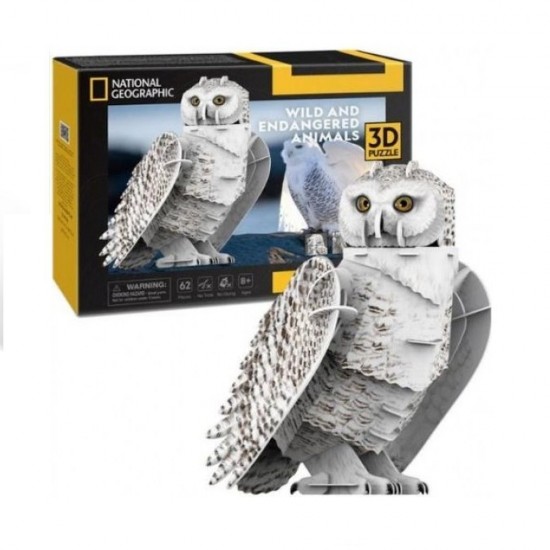Puzzle 3D Snowy Owl (DS1079h)