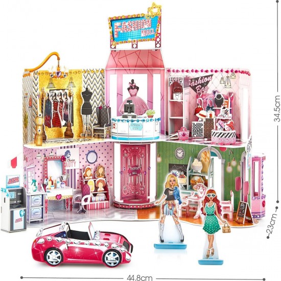 Cubic Fun Παιχνίδι Κατασκευών Χάρτινο Line Super Star Fashion (E1617h)