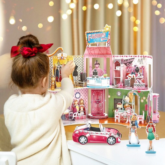 Cubic Fun Παιχνίδι Κατασκευών Χάρτινο Line Super Star Fashion (E1617h)