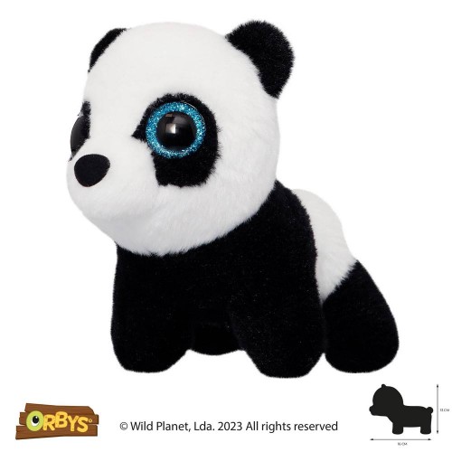 WILD PLANET  Panda 18 cm (K7716)