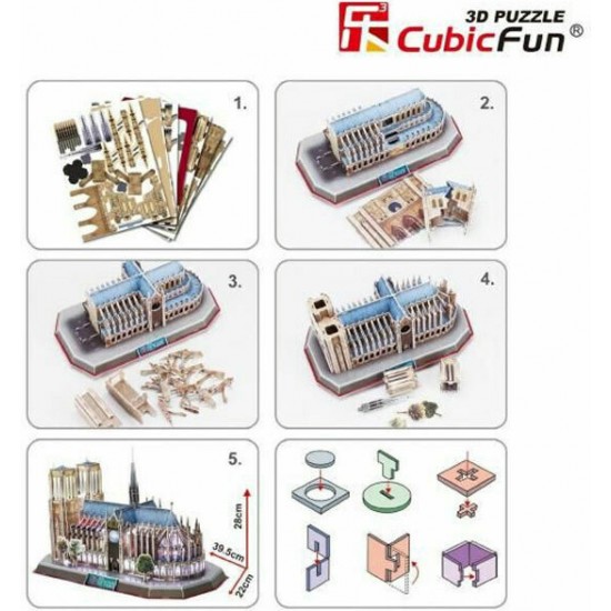 Puzzle 3D Notre Dame de Paris (L173H)