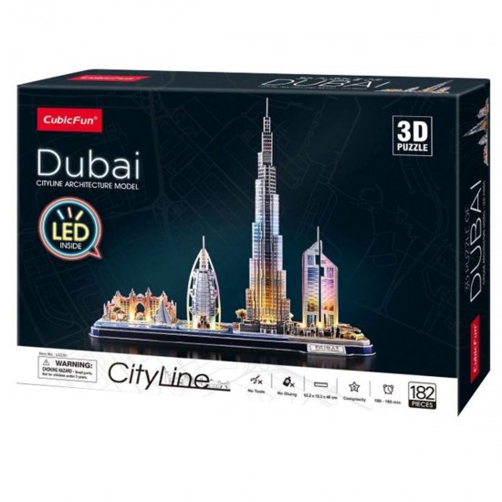 Puzzle City Line Dubai 3D (L523H)