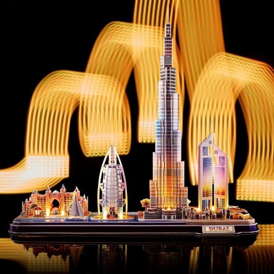 Puzzle City Line Dubai 3D (L523H)