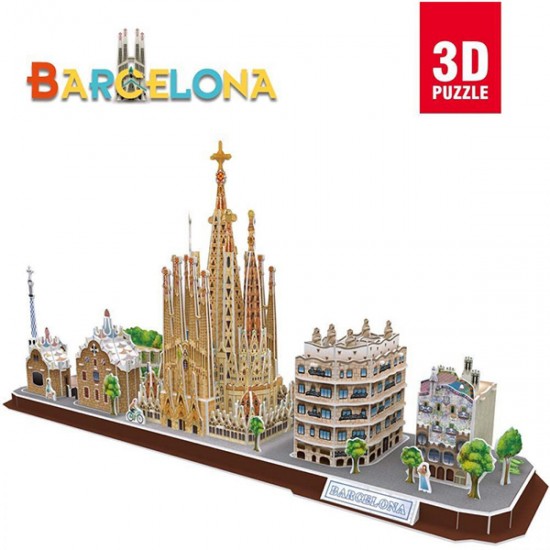 Puzzle Barcelona City Line (MC256h)