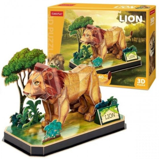 Puzzle 3D ANIMAL PALS Lion (P856h)