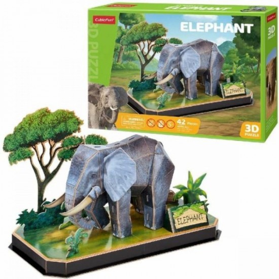 Puzzle 3D ANIMAL PALS Elephant (P858h)