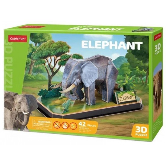 Puzzle 3D ANIMAL PALS Elephant (P858h)