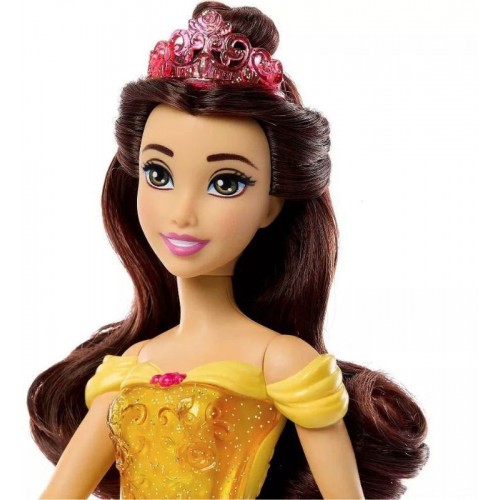 Mattel Λαμπάδα Disney Princess Belle Πεντάμορφη Βασικές Κούκλες 30 εκ. (HLW11)
