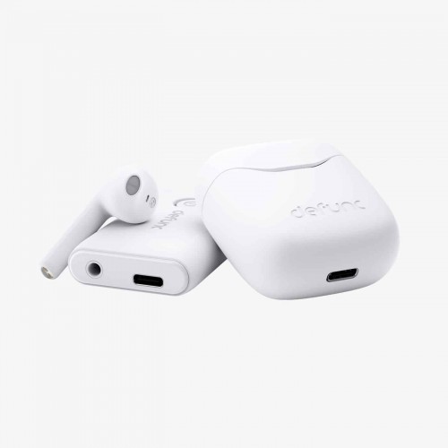 Defunc TRUE TRAVEL Kit Bluetooth 5.3 Ασύρματα True Wireless Ακουστικά με θήκη (Λευκό) (D4232)