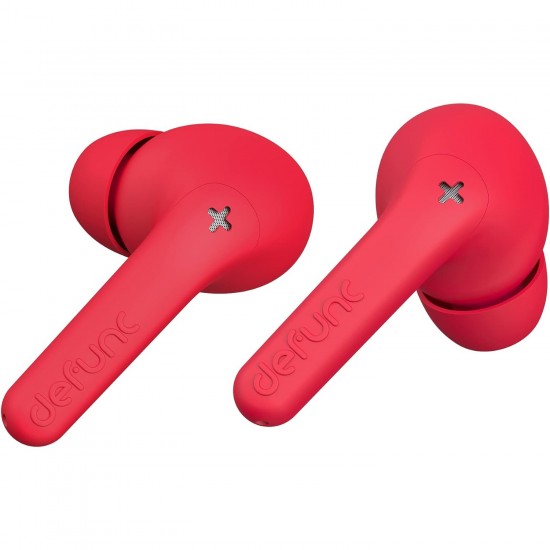 Defunc TRUE AUDIO Bluetooth 5.3 Ασύρματα True Wireless Ακουστικά με θήκη (κόκκινο) (D4323)