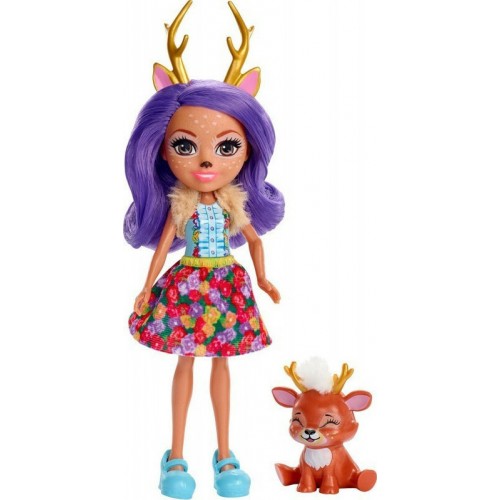 Mattel Enchantimals Κούκλα Και Ζωάκι Danessa Deer And Sprint (DVH87/FXM75)